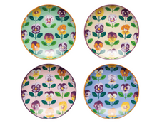Load image into Gallery viewer, Pansy Appetizer Plates - Assorted
