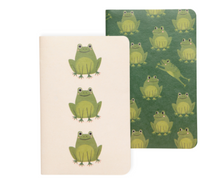 Load image into Gallery viewer, Ribbit Pocket Notebooks - Set of 2
