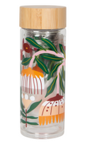 Load image into Gallery viewer, Venus Glass Tea Infuser Bottle
