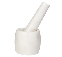 Load image into Gallery viewer, Small White Marble Mortar and Pestle
