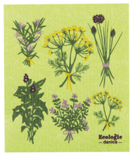 Load image into Gallery viewer, Fresh Herbs Swedish Dishcloth
