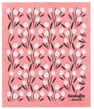 Load image into Gallery viewer, Bouquet Pink Swedish Dishcloth
