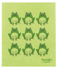 Load image into Gallery viewer, Ribbit Swedish Dishcloth
