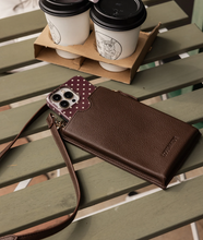 Load image into Gallery viewer, Suki RFID Phone Bag - Chocolate
