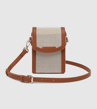 Load image into Gallery viewer, Yoko Canvas Phone Bag - Tan
