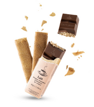 Load image into Gallery viewer, Milk chocolate bar with Almond praliné &amp; Crispy Crêpes
