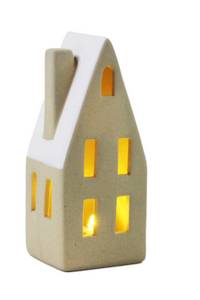 Small LED Stoneware House