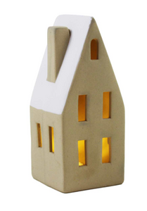 Large LED Stoneware House