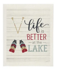 Load image into Gallery viewer, Life Is Better At The Lake Sponge Cloth
