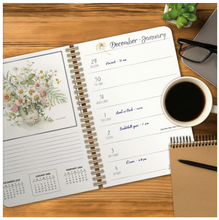Load image into Gallery viewer, Watercolor Seasons Engagement Planner 2026
