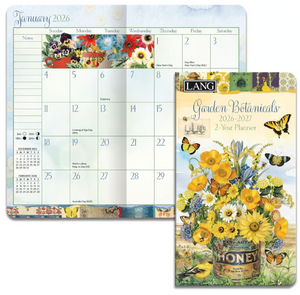 Garden Botanicals 2-Year Pocket Planner