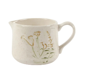Embossed Floral Creamer / Pitcher