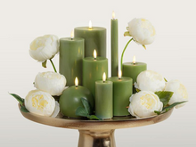 Load image into Gallery viewer, Luxlite Flameless 3x4&quot; LED Pillar Candle - Green
