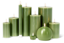 Load image into Gallery viewer, Luxlite Flameless LED Taper Candle - Green
