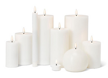 Load image into Gallery viewer, Luxlite Flameless LED Taper Candle - White

