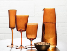 Load image into Gallery viewer, Tall Optic Swirl Carafe
