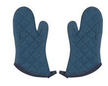 Load image into Gallery viewer, Superior Denim Stone Wash Oven Mitt Pair
