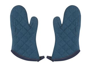 Superior Denim Stone Wash Oven Mitt Pair