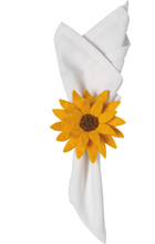 Load image into Gallery viewer, Sunflower Splendor Felt Napkin Ring

