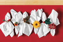 Load image into Gallery viewer, Sunflower Splendor Felt Napkin Ring
