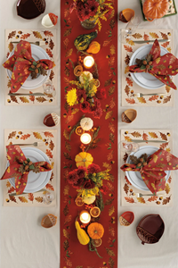 Oak and Acorn Napkin - Set of 4