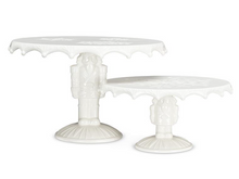 Load image into Gallery viewer, Large Nutcracker Pedestal Cake Plate

