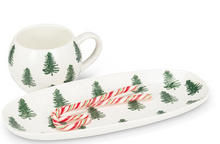 Load image into Gallery viewer, Fir Tree Long Oval Platter
