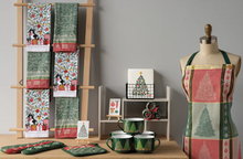 Load image into Gallery viewer, Festive Fir Swedish Dishcloth
