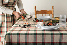 Load image into Gallery viewer, Noel Plaid Christmas Napkins - Set of 4
