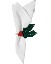 Load image into Gallery viewer, Winterberry Christmas Felt Napkin Ring
