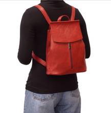 Load image into Gallery viewer, Chloe Convertible Backpack - Merlot
