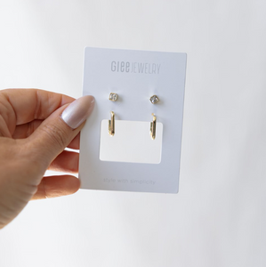 Duet Set-Square - Gold