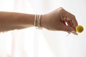 Kindred Duo Bracelets - Gold/Mother of Pearl