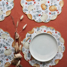 Load image into Gallery viewer, Autumn Pumpkins Printed Placemat
