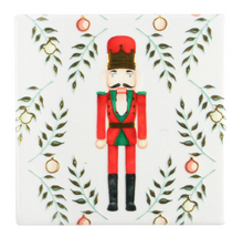 Load image into Gallery viewer, Traditional Nutcracker Textured Printed Ceramic Coaster - Set of 6
