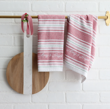 Load image into Gallery viewer, Merry And Bright Terry Reverse Towels
