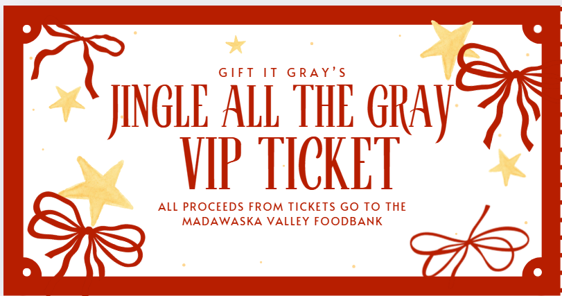 VIP Ticket To Jingle All The Gray 2025!