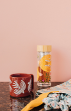 Load image into Gallery viewer, Plume Glass Tea Infuser Bottle
