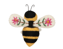 Load image into Gallery viewer, Bee Garden Felt Napkin Ring
