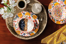 Load image into Gallery viewer, Full Bloom Melamine Dinner Plate
