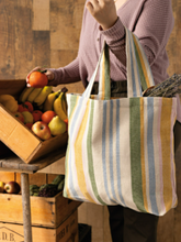 Load image into Gallery viewer, Market Stripe Tote Bag
