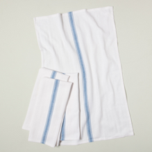 Load image into Gallery viewer, Brooklyn Stripe Delft Blue Dishtowels - Set of 4
