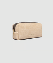Load image into Gallery viewer, Brianna Makeup Bag with Brushes - Natural Chocolate
