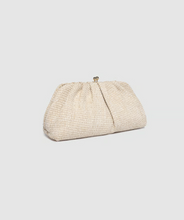 Load image into Gallery viewer, Goldie Clutch - Vanilla Raffia
