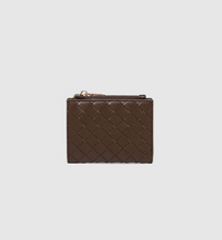 Load image into Gallery viewer, Lily Woven Wallet - Chocolate
