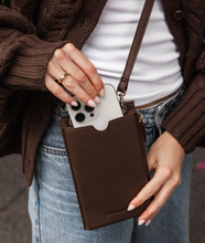 Load image into Gallery viewer, Suki RFID Phone Bag - Chocolate
