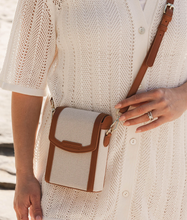 Load image into Gallery viewer, Yoko Canvas Phone Bag - Tan
