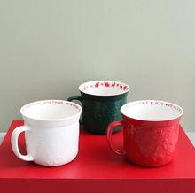 Load image into Gallery viewer, Red Bow Oversized Soup Mug

