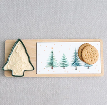 Load image into Gallery viewer, Green Tree Serving Set
