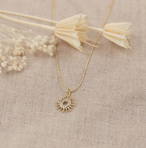 Sparkle Burst Necklace - Gold